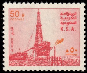 ✔️ SAUDI ARABIA 1982 - AL KHAFJI OIL RIG - P 12 - Sc. 890b Mi. 741 D MNH [4S37]