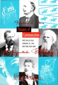 #3061-64 Pioneers of Communication Ceremony Program