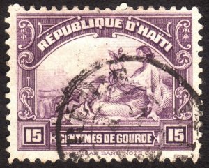 1920, Haiti 15c, Used, Sc 313