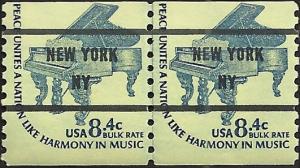 # 1615Cd MINT NEVER HINGED PRE-CANSELED PIANO