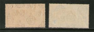 Gibraltar 1942 KGVI Sc 108b,111b MH