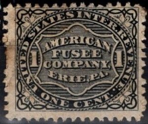 1864 US Scott #- RO9 1 Cent Private Die Match American Fusee Company Unused