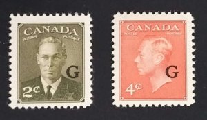 Canada O28-9 F-VF MNH