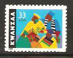 #3368 Kwanzaa Single Mint NH