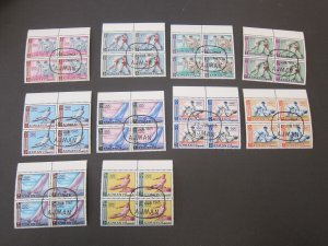 Ajman 1965 Sc 27-36 Olympics CTO BLK(4) set FU