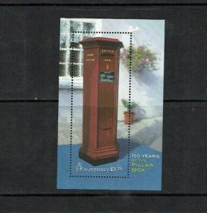 Guernsey: 2002  150th Anniversary of the First Pillar Box, M/S 