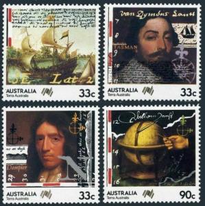 Australia Scott 0949-952 MNH, William Dampier and others, 949-952, set of 4