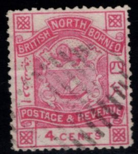 North Borneo Scott 39 perf 14 stamp Used