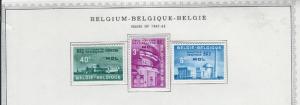 Belgium. Collector assembled mint sets '60//'63 in mounts CV $22.00