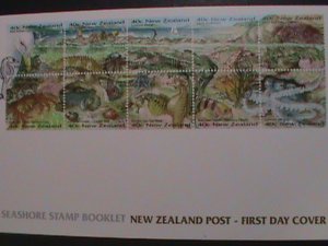 ​NEW ZEALAND-1996 SC#1344a  NEWZEALAND SEASHORE-CONTINUOUS STAMPS MINT FDC VF