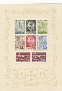 PORTUGAL S/S 8 th CENTENARY OF FOUNDATION (1940)  MH