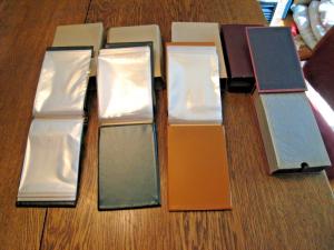 LOT OF 4 STAMP COVER ALBUMS