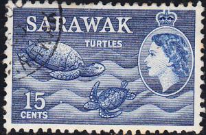 Sarawak #204 Used