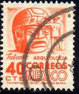 Stone Head, Tabasco, Mexico stamp SC#862 used