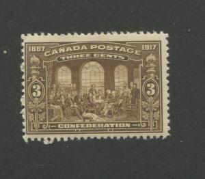 Canada 1917 Fathers of Confederation by Robert Harris 3c Stamp #135 CV $30