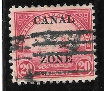 Canal Zone Scott #92 Used 20c Sharp A O/P 2018 CV $3.25