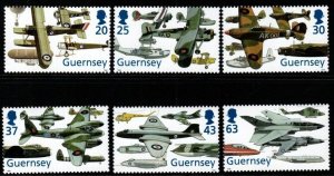 GUERNSEY SG774/9 1998 80TH ANNIV OF THE ROYAL AIR FORCE MNH