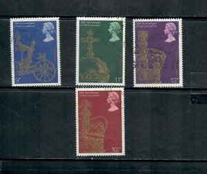 G.B 1978 COMMEMORATIVE SET 25th ANNIVERSARY OF CORONATION ISSUE , USED 101120