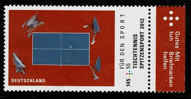 Germany 2012, Sc.#B1064 MNH World Team Table Tennis Championships, Dortmund