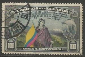 ECUADOR 368 VFU P763-2