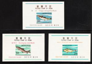 CLEARANCE - Korea 496a -498a - FVF MNH