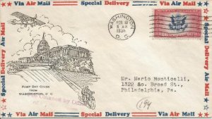 CE2 Airmail Special Deliver FDC