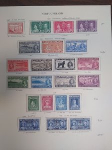 collection on pages Canada Newfoudland AB: CV $122