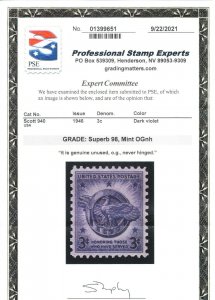 MOstamps - US #940 Mint OG NH Grade 98 with PSE Cert - Lot # MO-3221 SMQ $55