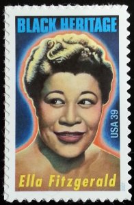 2007 39c Ella Fitzgerald, Queen of Jazz Scott 4120 Mint F/VF NH