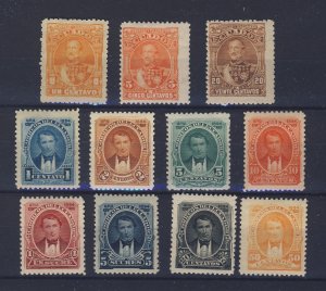 11x Ecuador Mint Hinged  Stamps a Few with thins all with Remnants