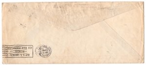 Philippine Islands clipper airmail on Pan Am 1st Flt to U.S. to Canal Zone, 1935