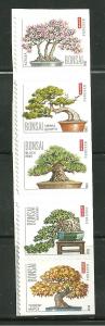 MNH  Verticle strip Bonsai Forever stamp