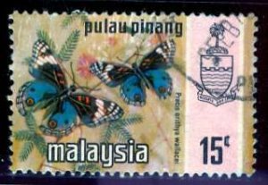 Malaysia, Penang: 1971: Sc. # 79; Used Single Stamp