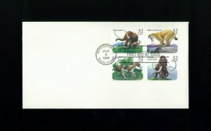 1996 USPS CAPEX Toronto Canada Prehistoric Animals First Day Cover