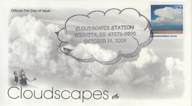 2004 Cumulonimbus incus Cloudscapes  (Scott 3878e) Artcraft Clouds Pictorial