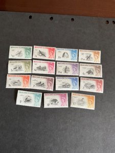 Stamps Falkland Islands Scott #128-42 hinged