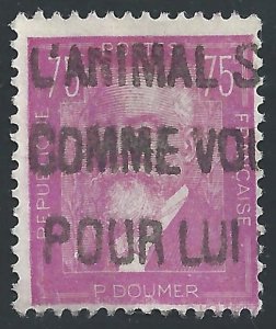 France #292 75¢ Paul Doumer