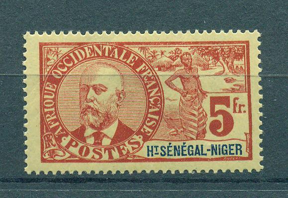 Upper Senegal & Niger sc# 17 mh cat value $110.00