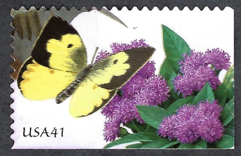 United States 4156 41¢ Prairie Ironweed & Southern Dogface Butterfly