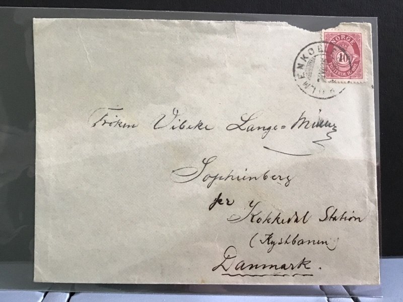 Norway to  Denmark stamps cover R31695