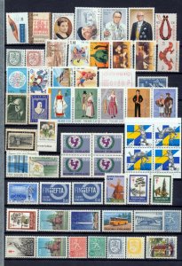 FINLAND Mid/Modern MNH Appx 85 Items AED 511