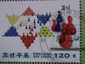 KOREA-2004 SC#4364 PLAYING KOREA CHESS FANCY CANCEL S/S WE SHIP TO WORLD WIDE