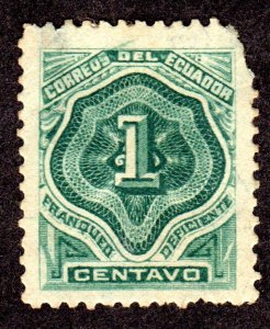 Ecuador, Scott # J1, MH, 2013 Cat = $ 6.00, Lot 220312 .