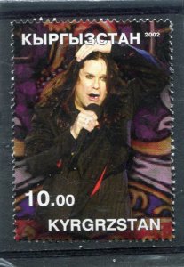 Kyrgyzstan 2002 OZZY OSBURNE Stamp Perforated Mint (NH)