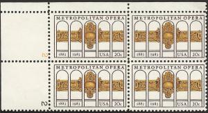 # 2054 MINT NEVER HINGED METROPOLITAN OPERA