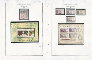Cocos Islands Stamp Collection on 21 Steiner Pages, 1990-2010, JFZ