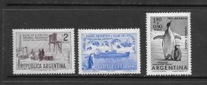 PENGUINS - ARGENTINA #769-70,CB29  ANTARCTIC RESEARCH   MNH