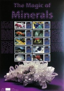 GB 2009 BC-254 Magic of minerals smiler sheet no. 044 UNMOUNTED MINT/MNH