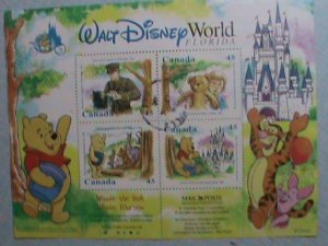 ​CANADA 1996 SC#  1621b  DISNEY CARTOON-WINNIE THE POOH USED-S/S- VF