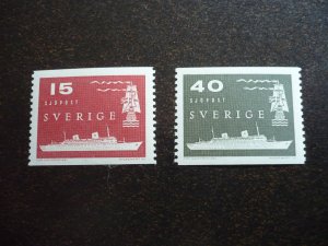 Stamps - Sweden - Scott# 521-522 - Mint Hinged Part Set of 2 Stamps